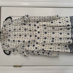 Ted Baker London blue and white star dress
